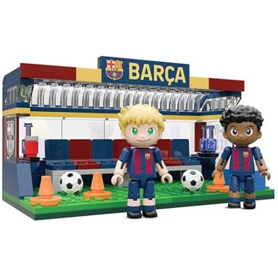 NEKO BRANDS Ławka rezerwowych FC Barcelona 16x9x8 cm, Oficjalny Zestaw Konstrukcyjny 184 Elementy, Zawiera 2 Figurki Zawodników i Personalizowane Naklejki, Idealny dla Dzieci +7 Lat – NEKO BRANDS Ławka rezerwowych FC Barcelona 16x9x8 cm, Oficjalny Zestaw Konstrukcyjny 184 Elementy, Zawiera 2 Figurki Zawodników i Personalizowane Naklejki, Idealny dla Dzieci +7 Lat –