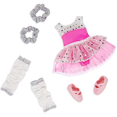 Glitter Girls Dolls by Battat – Twirls of Joy strój baleriny, serca i gwiazdy, sukienka baletowa, gumki do włosów, buty, ubrania dla lalek 35 cm i akcesoria dla dzieci w wieku od 3 lat, zabawki dla Glitter Girls Dolls by Battat – Twirls of Joy strój baleriny, serca i gwiazdy, sukienka baletowa, gumki do włosów, buty, ubrania dla lalek 35 cm i akcesoria dla dzieci w wieku od 3 lat, zabawki dla