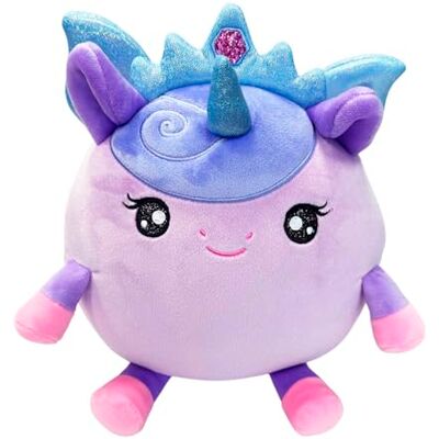 SquishPets Medium – Maskotka GALUPY Rainbow Unicorn Aria, fioletowy pluszowy jednorożec 19 cm z brokatowymi skrzydłami i koroną – wyjątkowy prezent dla dzieci SquishPets Medium – Maskotka GALUPY Rainbow Unicorn Aria, fioletowy pluszowy jednorożec 19 cm z brokatowymi skrzydłami i koroną – wyjątkowy prezent dla dzieci