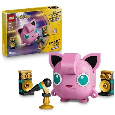 Lego Pokémon SMART Play: Jigglypuff i koncert, interaktywny zestaw kompatybilny ze SMART Tagiem i figurką Pokémona, pomysł na prezent dla chłopców i dziewczynek od 7 lat 72159 Lego Pokémon SMART Play: Jigglypuff i koncert, interaktywny zestaw kompatybilny ze SMART Tagiem i figurką Pokémona, pomysł na prezent dla chłopców i dziewczynek od 7 lat 72159