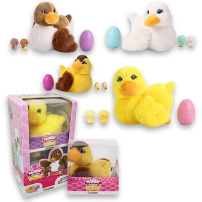 #sbabam Sbabam Funny Box Mammy Surprise Duck, gra kioskowa dla dzieci, pluszowa kaczuszka, 2 sztuki, miękkie lalki z mini szczeniakami – idealna lalka dla dziewczynek, prezent #sbabam Sbabam Funny Box Mammy Surprise Duck, gra kioskowa dla dzieci, pluszowa kaczuszka, 2 sztuki, miękkie lalki z mini szczeniakami – idealna lalka dla dziewczynek, prezent