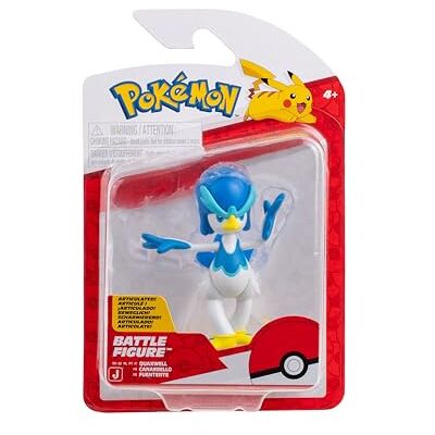 Pokémon Battle Figure Quaxwell Compatible with Clip N Go Pokéball! Official Pokemon toy for children 3+ Pokémon Battle Figure Quaxwell Compatible with Clip N Go Pokéball! Official Pokemon toy for children 3+