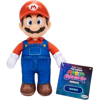 Pluszowa figurka Mario Jumbo z filmu Super Mario Galaxy, 23cm, oficjalna licencja Jakks Pacific, luksusowa pluszowa figurka z rzeźbioną głową Roto, dla dzieci w wieku 3+ lat Licencjonowany produkt Jakks Pacific, okrągły rzeźbiona głowa pluszowa, kolekcj Pluszowa figurka Mario Jumbo z filmu Super Mario Galaxy, 23cm, oficjalna licencja Jakks Pacific, luksusowa pluszowa figurka z rzeźbioną głową Roto, dla dzieci w wieku 3+ lat Licencjonowany produkt Jakks Pacific, okrągły rzeźbiona głowa pluszowa, kolekcj