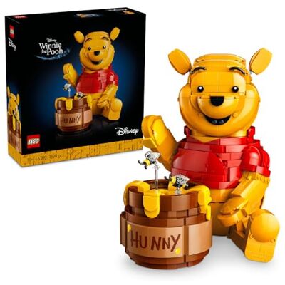 Lego ǀ Disney Kubuś Puchatek, zestaw konstrukcyjny dla dorosłych, kolekcjonerski model z ruchomą figurką, słoikiem miodu i Kłapouchym, nostalgiczny pomysł na prezent dla dorosłych 43300 Lego ǀ Disney Kubuś Puchatek, zestaw konstrukcyjny dla dorosłych, kolekcjonerski model z ruchomą figurką, słoikiem miodu i Kłapouchym, nostalgiczny pomysł na prezent dla dorosłych 43300