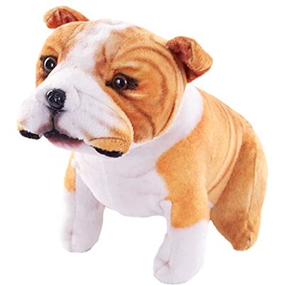 WILD REPUBLIC Rescue Bulldog, pluszowe zwierzę, z dźwiękiem, 14 cm, prezent dla dzieci, pluszowa zabawka, wypełnienie z recyklingu butelek na wodę WILD REPUBLIC Rescue Bulldog, pluszowe zwierzę, z dźwiękiem, 14 cm, prezent dla dzieci, pluszowa zabawka, wypełnienie z recyklingu butelek na wodę