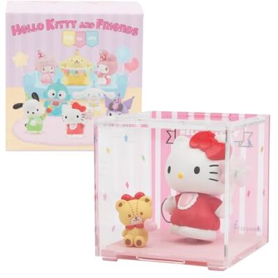Hello Kitty , 1 figurka 6,5 cm i akcesoria w przezroczystym pudełku, seria Ode to Toy, model losowy, dla dzieci od 3 lat, HKT36 Hello Kitty , 1 figurka 6,5 cm i akcesoria w przezroczystym pudełku, seria Ode to Toy, model losowy, dla dzieci od 3 lat, HKT36