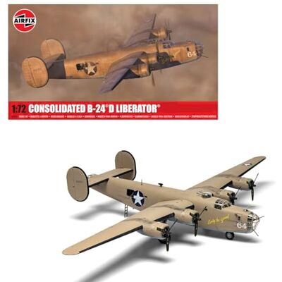 Airfix 1/72 Consolidated B-24D Liberator plastik-modelarstwo Skala: 1:72 Airfix 1/72 Consolidated B-24D Liberator plastik-modelarstwo Skala: 1:72