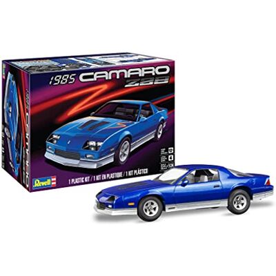 Revell USA zestaw modelarski I 1985 Chevy Camaro Z28 I szczegółowy model w skali 1:24 I 48 części I wymagający zestaw dla zaawansowanych modelarzy od 12 lat Revell USA zestaw modelarski I 1985 Chevy Camaro Z28 I szczegółowy model w skali 1:24 I 48 części I wymagający zestaw dla zaawansowanych modelarzy od 12 lat