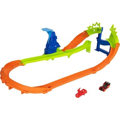 Hot Wheels Stunt Tracks Tor skoków Jump Circuit i 1 autko Hot Wheels Stunt Tracks Tor skoków Jump Circuit i 1 autko