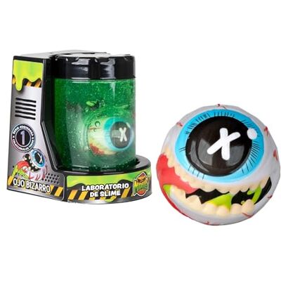 Bizak Madballs Slime Lab, Potworne głowy ze szlamem i brzydkimi akcesoriami, takimi jak larwy, dziwaczne oko, 4 do kolekcjonowania, +4 lata, (64432951-1) Bizak Madballs Slime Lab, Potworne głowy ze szlamem i brzydkimi akcesoriami, takimi jak larwy, dziwaczne oko, 4 do kolekcjonowania, +4 lata, (64432951-1)