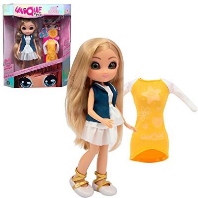 Giochi Preziosi UNIQUE EYES Sun Lover, lalka z oczami podążającymi za Twoim spojrzeniem i zmianą koloru pod słońcem, Amy Fashion Doll, dla dziewczynek od 3 lat, wielokolorowa Giochi Preziosi UNIQUE EYES Sun Lover, lalka z oczami podążającymi za Twoim spojrzeniem i zmianą koloru pod słońcem, Amy Fashion Doll, dla dziewczynek od 3 lat, wielokolorowa