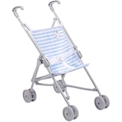 JC Toys Berenguer Boutique Wózek dla lalek z pojedynczym parasolem Motyw słonia Niebieski Od 2 lat JC Toys Berenguer Boutique Wózek dla lalek z pojedynczym parasolem Motyw słonia Niebieski Od 2 lat