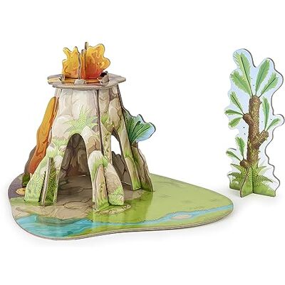 Papo Mini ziemia dinozaurów, przyjazna dla środowiska, ISIPLAY 33104, wielokolorowa Papo Mini ziemia dinozaurów, przyjazna dla środowiska, ISIPLAY 33104, wielokolorowa