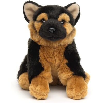 Uni-Toys Owczarek niemiecki szczeniak, siedzący bez smyczy 18 cm (wysokość) Pluszowy pies, zwierzę domowe Pluszak Uni-Toys Owczarek niemiecki szczeniak, siedzący bez smyczy 18 cm (wysokość) Pluszowy pies, zwierzę domowe Pluszak