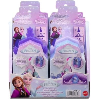 Mattel Disney Frozen Kraina Lodu Pałacyk Rozkładany zestaw, 4 niespodzianki, w tym mała lalka, 2 akcesoria, różne zestawy, zabawka dla dzieci 3+, mix, JNL62 Mattel Disney Frozen Kraina Lodu Pałacyk Rozkładany zestaw, 4 niespodzianki, w tym mała lalka, 2 akcesoria, różne zestawy, zabawka dla dzieci 3+, mix, JNL62