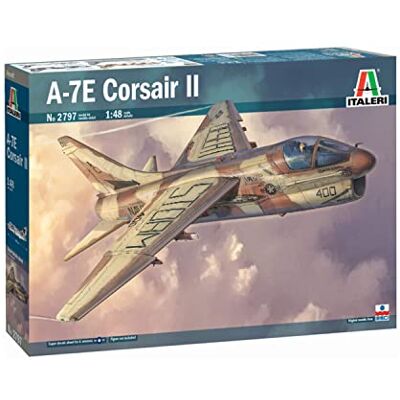 Italeri 2797S 1:48 A-7E Corsair II, wierna replika, budowa modeli, majsterkowanie, klejenie, plastikowy zestaw budowlany, montaż Italeri 2797S 1:48 A-7E Corsair II, wierna replika, budowa modeli, majsterkowanie, klejenie, plastikowy zestaw budowlany, montaż