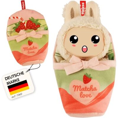 Heless Monster Styles 7523 Śpiwór dla lalki w stylu matcha z truskawkami, z pętelką, zestaw kawaii dla potworów w rozmiarze 15 cm Heless Monster Styles 7523 Śpiwór dla lalki w stylu matcha z truskawkami, z pętelką, zestaw kawaii dla potworów w rozmiarze 15 cm