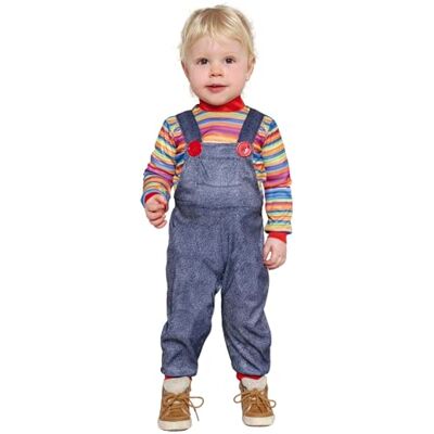 FIESTAS GUIRCA FAKTY GUIRCA Kostium Zabójcy Lalka Kostium Halloween Dziecko 2-3 Lat FIESTAS GUIRCA FAKTY GUIRCA Kostium Zabójcy Lalka Kostium Halloween Dziecko 2-3 Lat