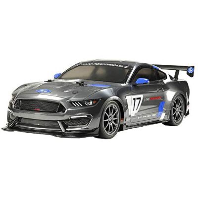TAMIYA 58664 58664-1:10 RC Ford Mustang GT4 TT-02, zdalnie sterowany samochód/pojazd, budowa modeli, hobby, montaż, szary TAMIYA 58664 58664-1:10 RC Ford Mustang GT4 TT-02, zdalnie sterowany samochód/pojazd, budowa modeli, hobby, montaż, szary
