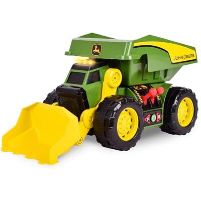 John Deere JD MAXX POWER 2-w-1 Światła i dźwięki wiertnica, zdalnie sterowana ładowarka czołowa i wywrotka, światła LED, dźwięki konstrukcyjne, silnik, duże opony, wiek 3+ John Deere JD MAXX POWER 2-w-1 Światła i dźwięki wiertnica, zdalnie sterowana ładowarka czołowa i wywrotka, światła LED, dźwięki konstrukcyjne, silnik, duże opony, wiek 3+