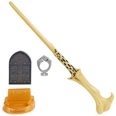 Wizarding World Harry Potter Autentyczna magiczna różdżka Lord Voldemort z tworzywa sztucznego z uchwytem do Hogwartu, około 30,5 cm, zabawka dla dzieci od 14 lat, artykuł dla fanów Wizarding World Harry Potter Autentyczna magiczna różdżka Lord Voldemort z tworzywa sztucznego z uchwytem do Hogwartu, około 30,5 cm, zabawka dla dzieci od 14 lat, artykuł dla fanów