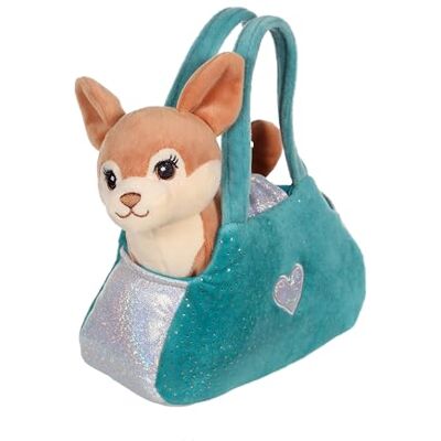 GIPSY Toys Pluszowa torba Sweety Bag Chihuahua Brązowa Zielona Torba 18 CM GIPSY Toys Pluszowa torba Sweety Bag Chihuahua Brązowa Zielona Torba 18 CM