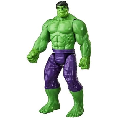 Hasbro Figurka Hulk Deluxe z serii Marvel Avengers Titan Hero Blast Gear, zabawka w skali 30 cm, inspirowana komiksami Marvela, dla dzieci w wieku od 4 lat Hasbro Figurka Hulk Deluxe z serii Marvel Avengers Titan Hero Blast Gear, zabawka w skali 30 cm, inspirowana komiksami Marvela, dla dzieci w wieku od 4 lat