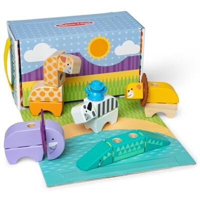 Melissa & Doug Mellisa&Doug: Blockables Zwierzątka Safari Melissa & Doug Mellisa&Doug: Blockables Zwierzątka Safari