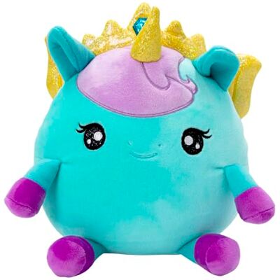 SquishPets Medium – Maskotka GALUPY Rainbow Unicorn Zoey, turkusowy pluszowy jednorożec 19 cm z brokatowymi skrzydłami i koroną – idealny prezent dla dzieci SquishPets Medium – Maskotka GALUPY Rainbow Unicorn Zoey, turkusowy pluszowy jednorożec 19 cm z brokatowymi skrzydłami i koroną – idealny prezent dla dzieci