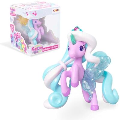Galupy Rainbow Unicorn Collector Edition Sunny zabawka z jednorożcem do kolekcjonowania, figurki jednorożca z błyszczącymi skrzydłami i kryształem Swarovskiego Galupy Rainbow Unicorn Collector Edition Sunny zabawka z jednorożcem do kolekcjonowania, figurki jednorożca z błyszczącymi skrzydłami i kryształem Swarovskiego