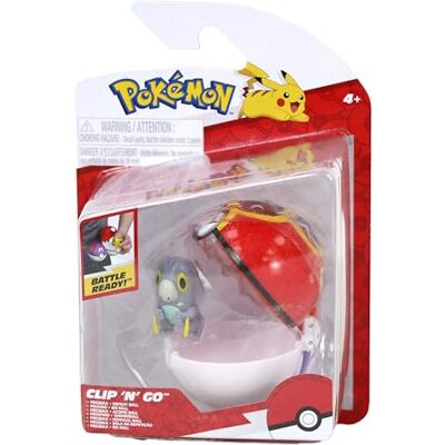 Pokémon Pokemon Clip 'n' Go Frigibax + Repeat Ball/Zabawki Pokémon Pokemon Clip 'n' Go Frigibax + Repeat Ball/Zabawki