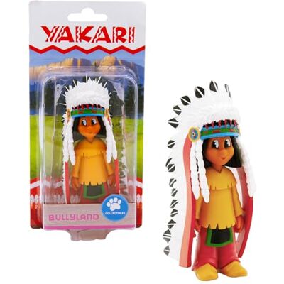 Bullyland Figurka indyjska Yakari ze zdejmowaną dekoracją z piór, ok. 10,9 cm, szczegółowe Idealny jako mały prezent dla dzieci od 3 lat Bullyland Figurka indyjska Yakari ze zdejmowaną dekoracją z piór, ok. 10,9 cm, szczegółowe Idealny jako mały prezent dla dzieci od 3 lat