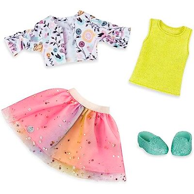 Glitter Girls GG50102Z błyszczący Glimmer miejski top 35,5 cm lalka top i spódniczka tutu regularny strój Glitter Girls GG50102Z błyszczący Glimmer miejski top 35,5 cm lalka top i spódniczka tutu regularny strój