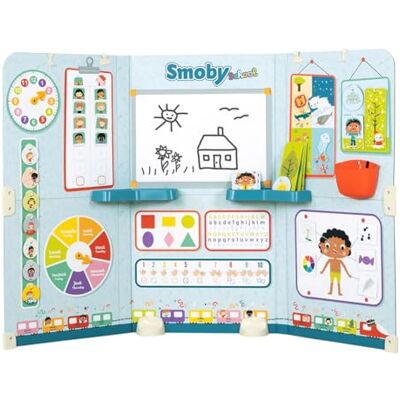 Smoby Szkoła Klasa Uczeń / Nauczyciel Tryptyk Liczne akcesoria Od 3 lat Wyprodukowano we Francji Smoby Szkoła Klasa Uczeń / Nauczyciel Tryptyk Liczne akcesoria Od 3 lat Wyprodukowano we Francji