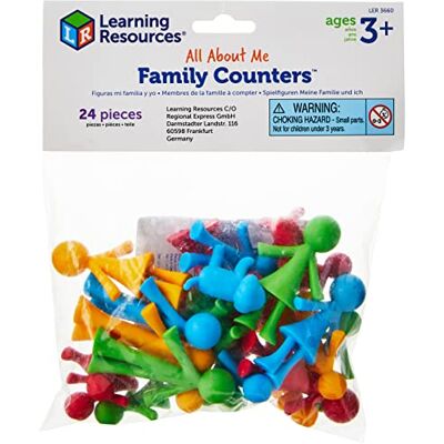Learning Resources Wszystko O Mnie Family Counters 24-Kawałek Torba Learning Resources Wszystko O Mnie Family Counters 24-Kawałek Torba
