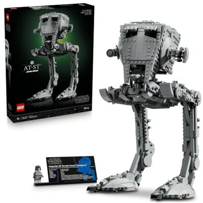 Lego Star Wars Maszyna krocząca AT-ST, model kolekcjonerski dla dorosłych z serii UCS, zestaw konstrukcyjny z pojazdem Ultimate Collector Series, pomysł na prezent dla chłopaka i mężczyzny 75417 Lego Star Wars Maszyna krocząca AT-ST, model kolekcjonerski dla dorosłych z serii UCS, zestaw konstrukcyjny z pojazdem Ultimate Collector Series, pomysł na prezent dla chłopaka i mężczyzny 75417