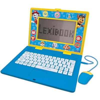 LEXIBOOK La Psi Patrol Francuski/angielski dwujęzyczny komputer edukacyjny, zabawka dla dzieci, 170 zajęć do nauki, zabawy i gry na pianinie, duży ekran JC599PAi1LXB LEXIBOOK La Psi Patrol Francuski/angielski dwujęzyczny komputer edukacyjny, zabawka dla dzieci, 170 zajęć do nauki, zabawy i gry na pianinie, duży ekran JC599PAi1LXB