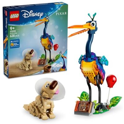 Lego ǀ Disney i Pixar Stefan i As, dwie postacie z filmu Odlot, kreatywna zabawka dla chłopców i dziewczynek w wieku od 9 lat, pomysł na prezent dla dzieci na urodziny i dekoracja do pokoju 43290 Lego ǀ Disney i Pixar Stefan i As, dwie postacie z filmu Odlot, kreatywna zabawka dla chłopców i dziewczynek w wieku od 9 lat, pomysł na prezent dla dzieci na urodziny i dekoracja do pokoju 43290