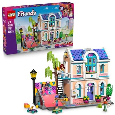 Lego Friends Dom rodzinny Liann, domek z kuchnią, sypialnią, balkonem, ogrodem i rampą, 4 minilaleczki i zwierzątka, zabawka dla dzieci, kreatywny prezent dla 7-latki, dla dziewczynki i chłopca 42687 Lego Friends Dom rodzinny Liann, domek z kuchnią, sypialnią, balkonem, ogrodem i rampą, 4 minilaleczki i zwierzątka, zabawka dla dzieci, kreatywny prezent dla 7-latki, dla dziewczynki i chłopca 42687
