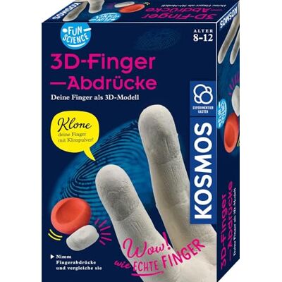Kosmos Fun Science 3D-Fingerabdrücke: Experimentierkasten Kosmos Fun Science 3D-Fingerabdrücke: Experimentierkasten