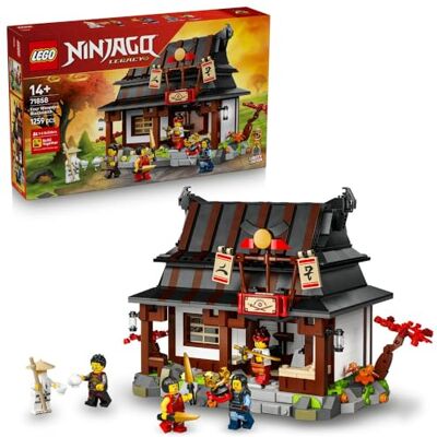 Lego NINJAGO Kuźnia Cztery Bronie — 15-lecie, kolekcjonerski zestaw konstrukcyjny dla chłopców i dziewczynek w wieku od 14 lat, z sześcioma minifigurkami, pomysł na prezent dla nastolatków 71858 Lego NINJAGO Kuźnia Cztery Bronie — 15-lecie, kolekcjonerski zestaw konstrukcyjny dla chłopców i dziewczynek w wieku od 14 lat, z sześcioma minifigurkami, pomysł na prezent dla nastolatków 71858