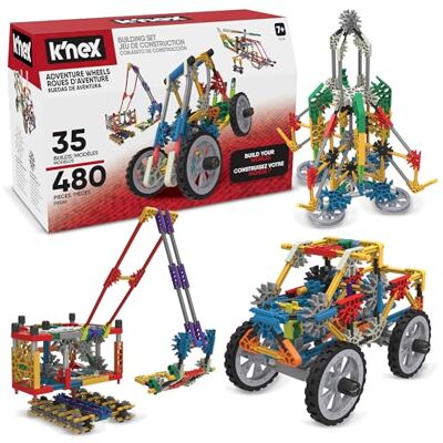 K'Nex 12418 Imagine 35 model Ultimate zestaw budowlany, zabawki edukacyjne dla dzieci, 480-częściowy zestaw do nauki łodygi, inżynieria dla dzieci, zabawne i kolorowe zabawki budowlane dla dzieci w wieku 7 lat K'Nex 12418 Imagine 35 model Ultimate zestaw budowlany, zabawki edukacyjne dla dzieci, 480-częściowy zestaw do nauki łodygi, inżynieria dla dzieci, zabawne i kolorowe zabawki budowlane dla dzieci w wieku 7 lat