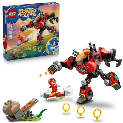 Lego Sonic the Hedgehog Knuckles kontra Dr. Eggman w mechu Egg Crusher, interaktywna zabawka dla dziecka do zbudowania i pomysł na prezent dla chłopców i dziewczynek od 8 lat, zestaw dla graczy 77005 Lego Sonic the Hedgehog Knuckles kontra Dr. Eggman w mechu Egg Crusher, interaktywna zabawka dla dziecka do zbudowania i pomysł na prezent dla chłopców i dziewczynek od 8 lat, zestaw dla graczy 77005