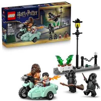 Lego Harry Potter Ucieczka Hagrida i Harry’ego z Privet Drive, zabawka dla dzieci do zbudowania z motocyklem i czterema minifigurkami, pomysł na prezent dla dziewczynek i chłopców od 8 lat 76459 Lego Harry Potter Ucieczka Hagrida i Harry’ego z Privet Drive, zabawka dla dzieci do zbudowania z motocyklem i czterema minifigurkami, pomysł na prezent dla dziewczynek i chłopców od 8 lat 76459