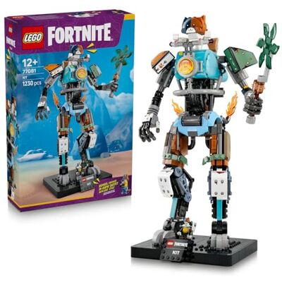 Lego Fortnite Kitek, zestaw konstrukcyjny dla dzieci i nastolatków, figurka mecha z ruchomymi rękami, zabawka z gry i ozdoba gamingowa, prezent dla chłopców, dziewczynek i graczy od 12 lat 77081 Lego Fortnite Kitek, zestaw konstrukcyjny dla dzieci i nastolatków, figurka mecha z ruchomymi rękami, zabawka z gry i ozdoba gamingowa, prezent dla chłopców, dziewczynek i graczy od 12 lat 77081