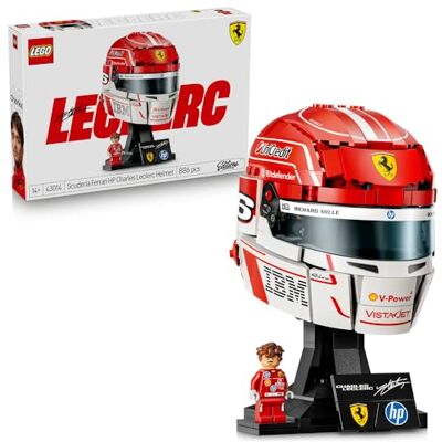 Lego Editions Kask Charles Leclerc Scuderia Ferrari HP 43014 Gadżet F1, zestaw klocków dla dzieci i nastolatków, prezent dla fana Formuły 1, dla chłopców i dziewczynek 14+, 886 elementów Lego Editions Kask Charles Leclerc Scuderia Ferrari HP 43014 Gadżet F1, zestaw klocków dla dzieci i nastolatków, prezent dla fana Formuły 1, dla chłopców i dziewczynek 14+, 886 elementów