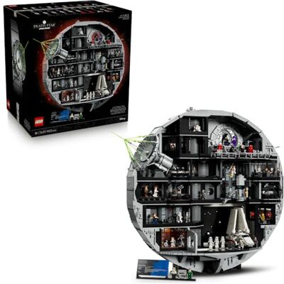 Lego Star Wars Gwiazda Śmierci, model kolekcjonerski z serii Ultimate Collector Series z 38 minifigurkami, zestaw konstrukcyjny dla dorosłych, pomysł na prezent dla mężczyzny i kobiety 75419 Lego Star Wars Gwiazda Śmierci, model kolekcjonerski z serii Ultimate Collector Series z 38 minifigurkami, zestaw konstrukcyjny dla dorosłych, pomysł na prezent dla mężczyzny i kobiety 75419