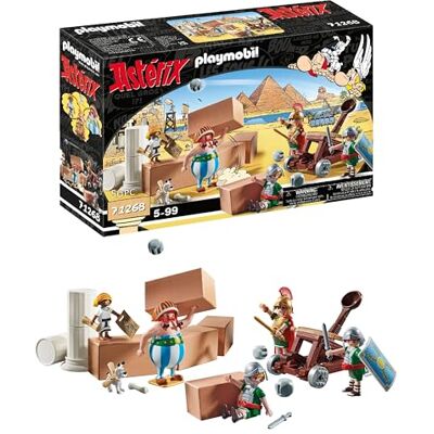 Playmobil Asterix 71268 Asteriks: Numerobis i bitwa o pałac, katapulta, Idefiksem, Obeliksem, Numerobisem i Rzymianami z odwracanymi głowami, od 5 lat Playmobil Asterix 71268 Asteriks: Numerobis i bitwa o pałac, katapulta, Idefiksem, Obeliksem, Numerobisem i Rzymianami z odwracanymi głowami, od 5 lat