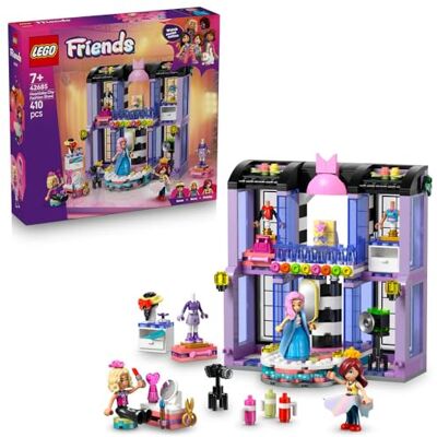Lego Friends Pokaz mody w mieście Heartlake, trzy minilaleczki do ubierania, akcesoria i personalizowane stylizacje, zabawka dla dziecka, prezent dla 7-latki, klocki dla dziewczynki i chłopca 42685 Lego Friends Pokaz mody w mieście Heartlake, trzy minilaleczki do ubierania, akcesoria i personalizowane stylizacje, zabawka dla dziecka, prezent dla 7-latki, klocki dla dziewczynki i chłopca 42685