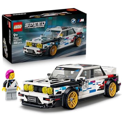 Lego Speed Champions BMW M3 (E30), klocki, samochód dla dzieci, zabawkowe BMW z minifigurką kierowczyni, zabawka i pomysł na prezent dla chłopców i dziewczynek od 9 lat 77263 Lego Speed Champions BMW M3 (E30), klocki, samochód dla dzieci, zabawkowe BMW z minifigurką kierowczyni, zabawka i pomysł na prezent dla chłopców i dziewczynek od 9 lat 77263